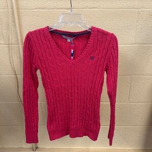 Crew Clothing Company cable knit sweater